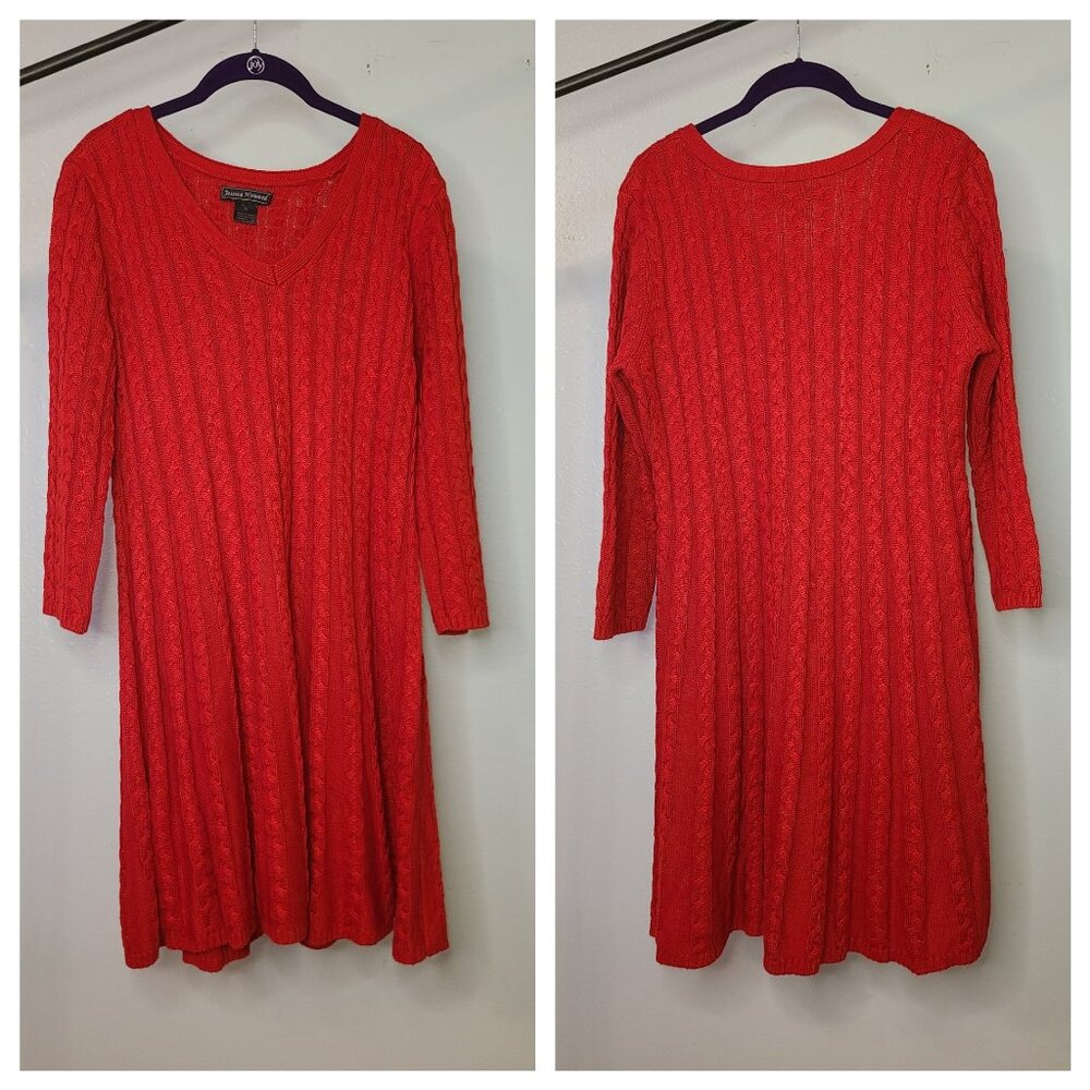 Red Sweater Dress
